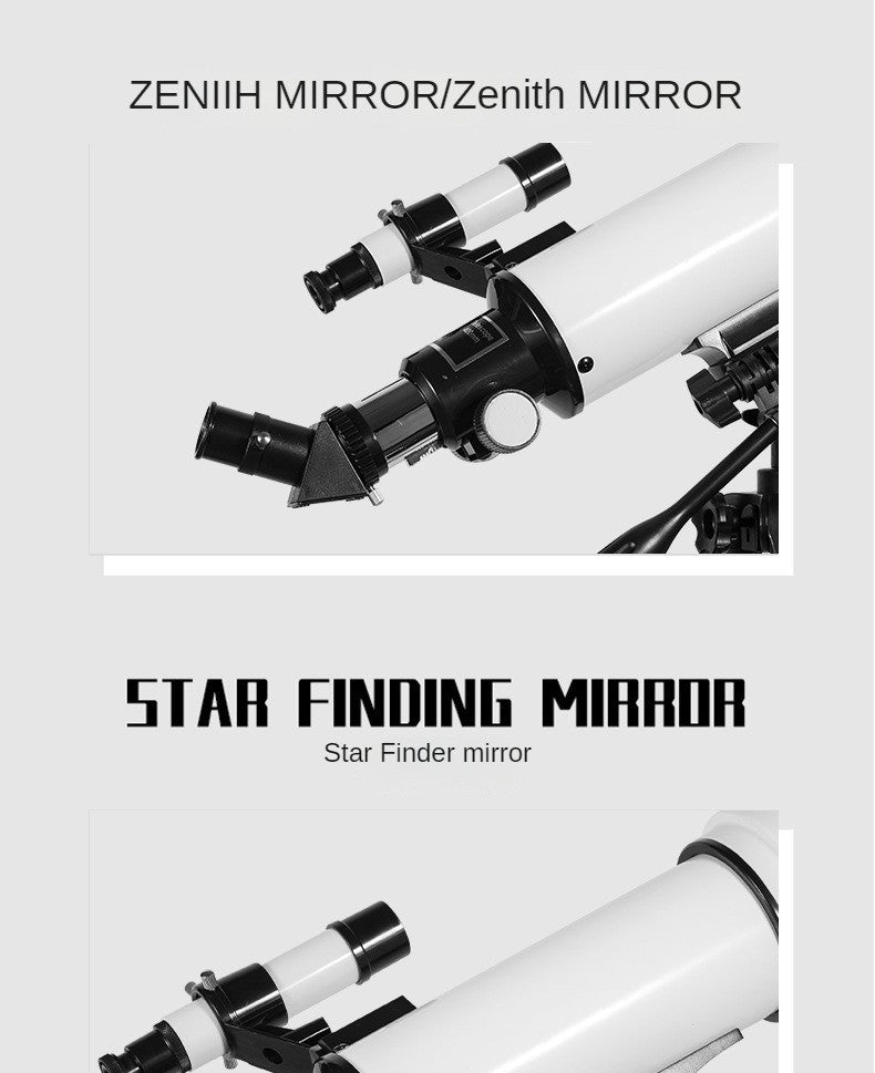 Maifeng 40070 Astronomical Telescope 333x Phone Adapter Sturdy Tripod Moon Planet Stargazing Birding Beginners Portable Scope