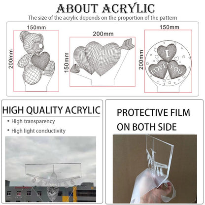 Sports Car 3d Illusion Lamp for Kids Bedroom Decor Nightlight Touch Sensor Atmosphere Birthday Gift Supercar Led Night Light