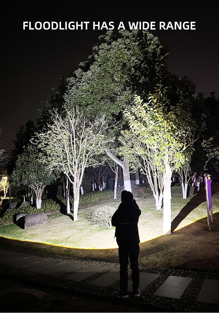 Portable Strong Light Flashlight Rechargeable USB 18650 Waterproof Zoom Fishing Hunting Camping 1 Lumens LED Tactical Flashlight