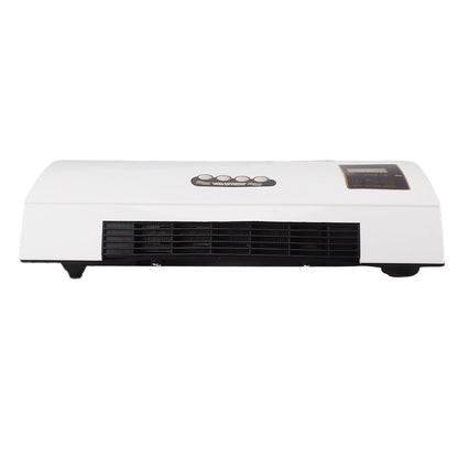 Ventilador Quente de Ar Condicionado de Parede, Controle Remoto de 10m, Aquecedor de Ar Condicionado de 1800W para Quarto