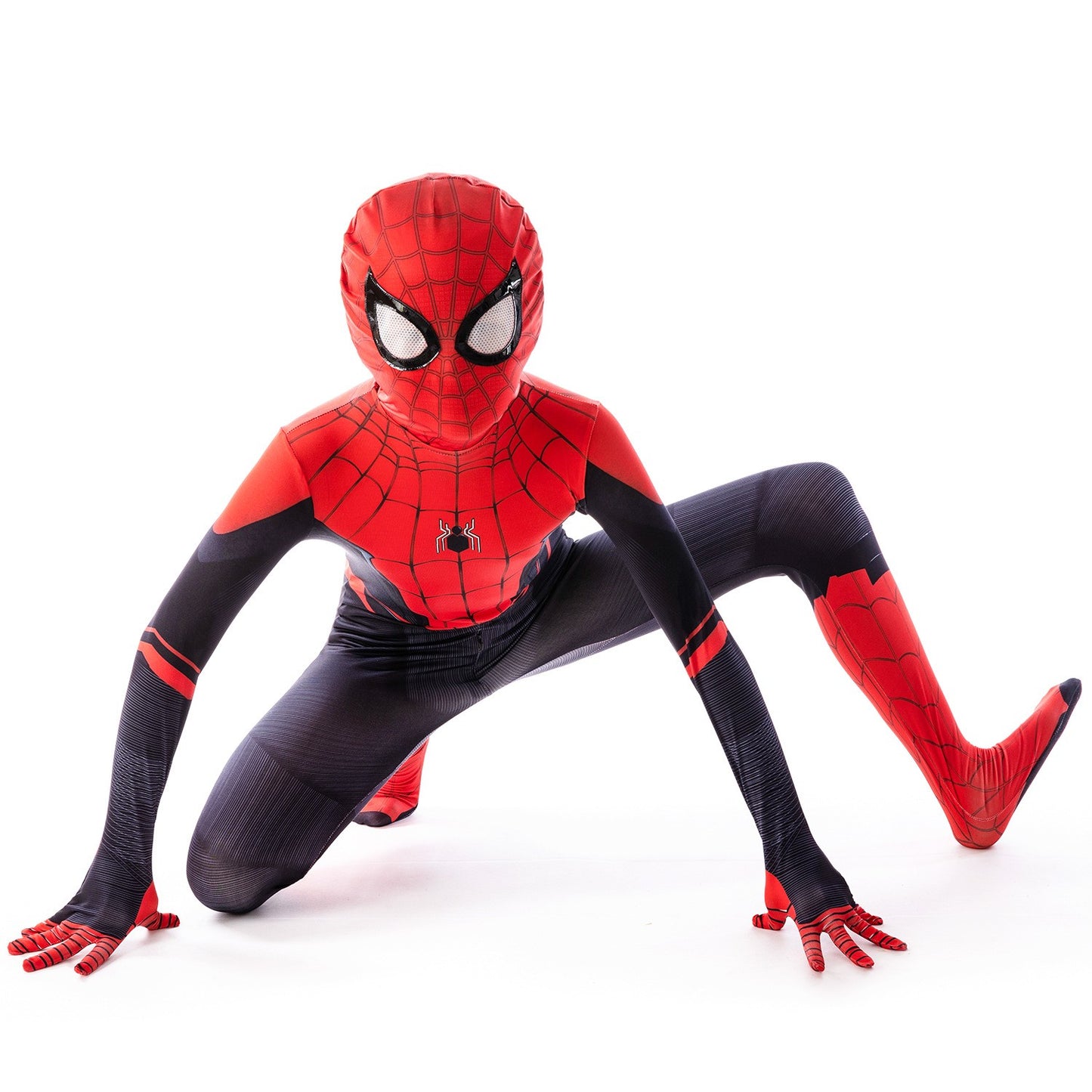 Anime Superhero Costume Miles Morales Cosplay Zentai Bodysuit Halloween Costumes Kids Superhero Costumes Movie Characters