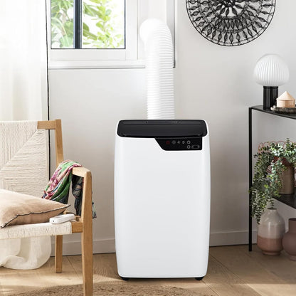 Ar Condicionado Portátil 12000 BTU para Ambientes de até 50 m², Unidade de AC Portátil Silenciosa 3-EM-1 de Chão, Timer 24H