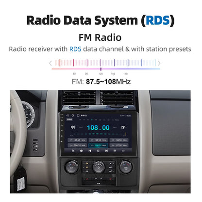 9" Car Stereo Radio For Ford Escape 2007-2012 Apple Carplay GPS Navigation WIFI 2G+32G Android 14 SWC Bluetooth FM/RDS Head Unit