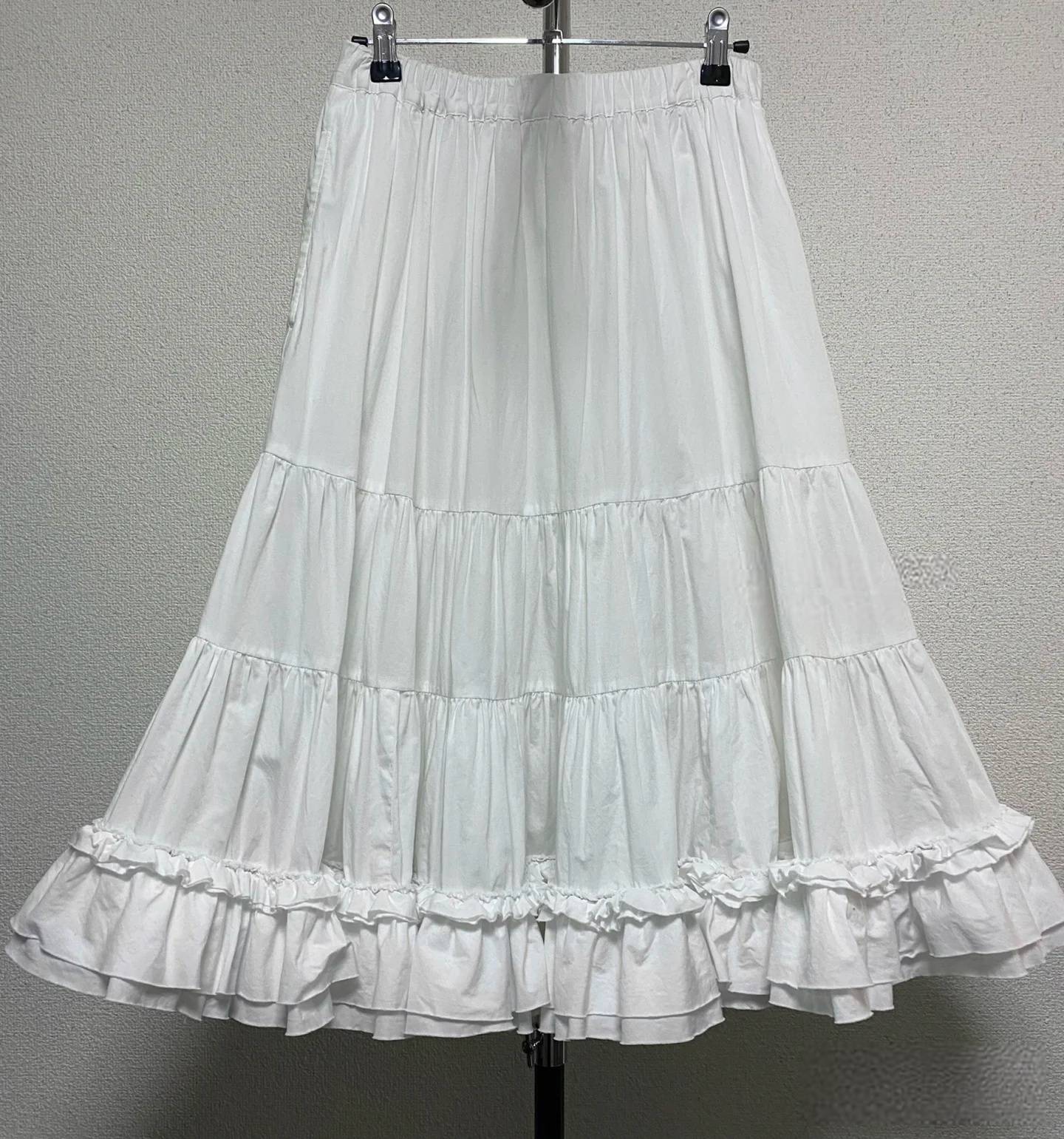 25 Spring/Summer New Style Lace Elastic Waist Mid-Cut Skirt High-Waist A-Line Cake-style Long Dress Women's Style