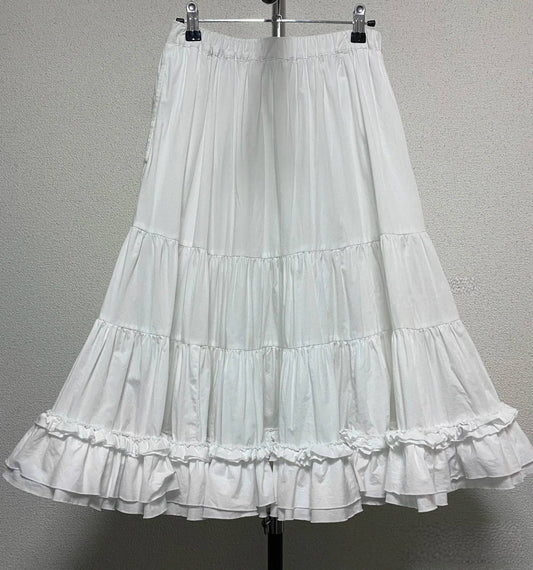 25 Spring/Summer New Style Lace Elastic Waist Mid-Cut Skirt High-Waist A-Line Cake-style Long Dress Women's Style