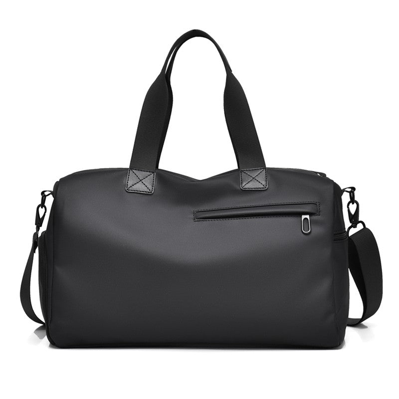 Black Adjustable Strap Crossbody Bag?Fitness bag?traveling bag?with Zipper Pockets  Ideal for Sports & Casual Outings