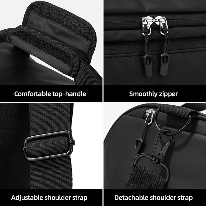 Travel Duffel Handbag Dry Wet Outdoor Business Trip Short Distance Shoulder Bag Large Fitness Gym Yoga Sports Luggage Tote Pack