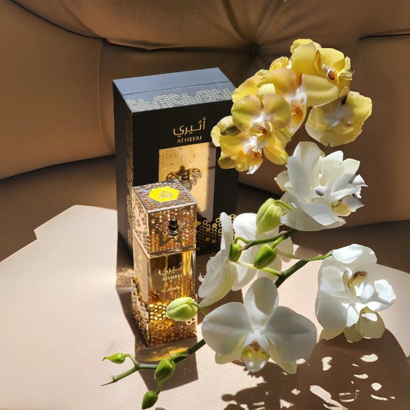 Lattafa Perfume de Luxo Acessível, Oud e Rosa Árabe, Óleo Concentrado de Perfume, Perfume Árabe de Longa Duração Para o Dia e a Noite