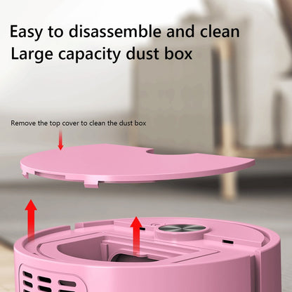 3 in 1 Sweeping Robot Rechargeable Vacuum Mop Robot Sweeping Machine Compact Cleaning Machine for Pet Hair Stubborn Dirt