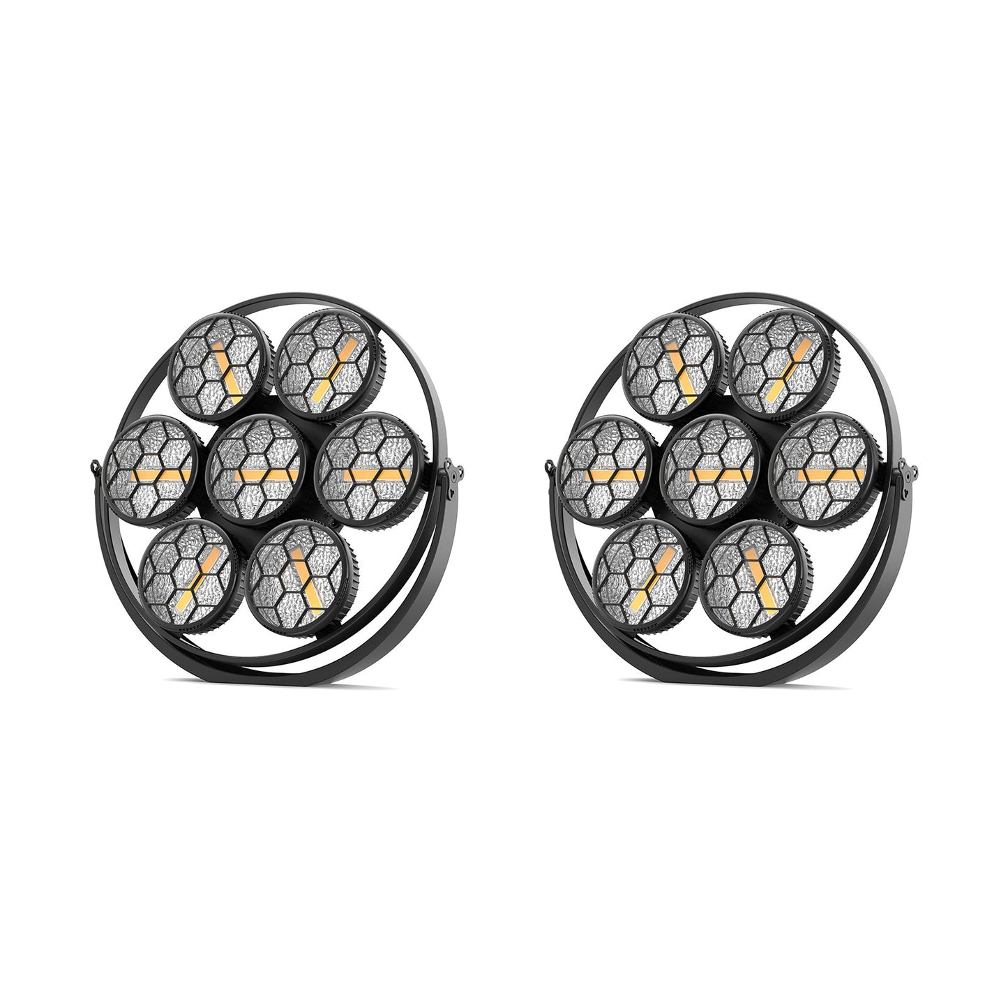 2PCS Stage Retro Lights 350W LED Linear Vintage Light COB Par Lights DMX Effect Lighting Projector for Concert Theater Live Show