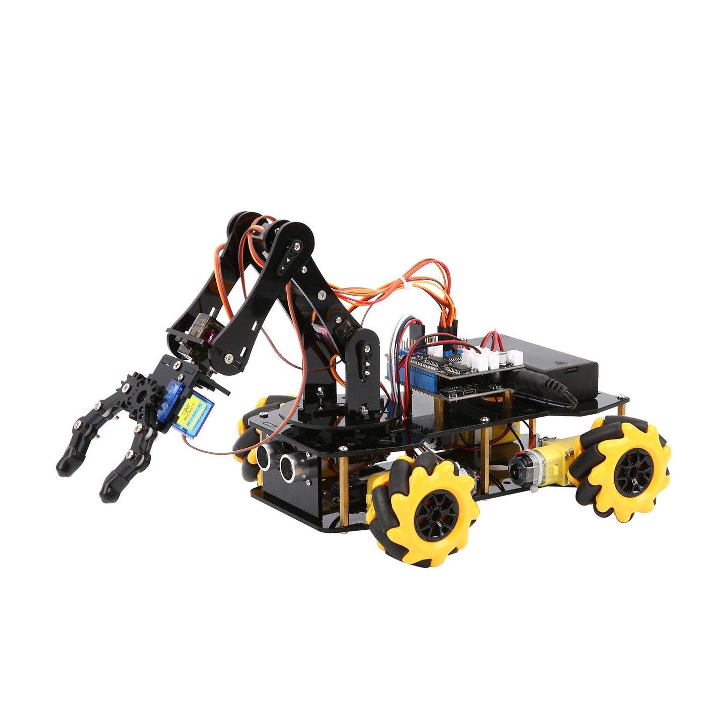 ACEBOTT ESP32 4 DOF Kit Robótico de Braço para Aprendizado, Componentes Eletrônicos Wifi, Carro Inteligente, Educação STEM STEAM, Robótica para Arduino