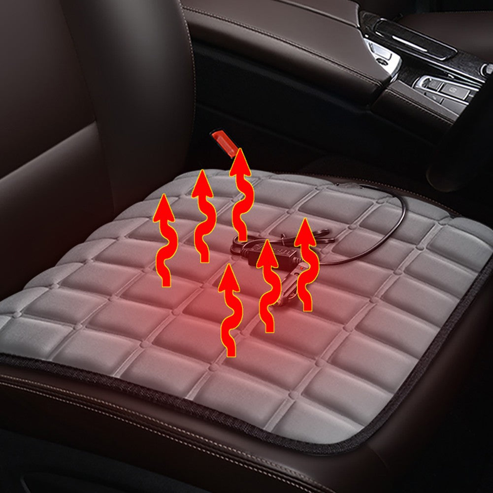 12V Car Seat Heated Cover 3 Gear Adjustable Temperature Universal Car Seat Heater 5V USB Heated Winter Car Seat Heating Pad