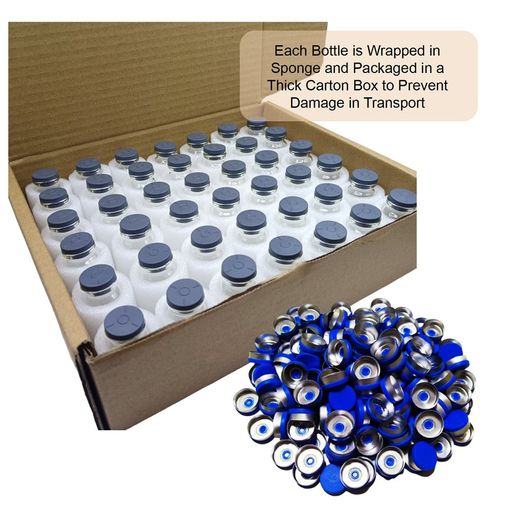 42PCS 5ml Clear Glass Vial With Caps & Stopper Small Bottles Experimental Test Liquid Containers Wishing Bottles