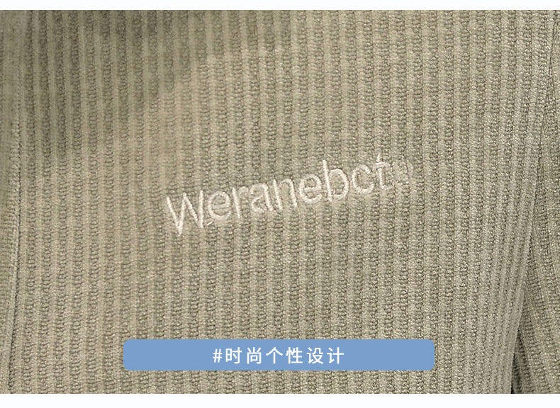 Men's Fleece-Lined Thickened Warm Casual Jacket New Turn-Down Collar Trendy Short Wool Coat Woolen Overcoat