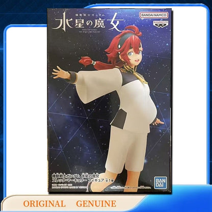 Bandai Original Genuíno BANPRESTO SULETTA CHUATURY NIKA MIORINE ELAN GUEL Qposket Bonecos de Ação de Anime Brinquedos de Presente Enfeites de Modelo