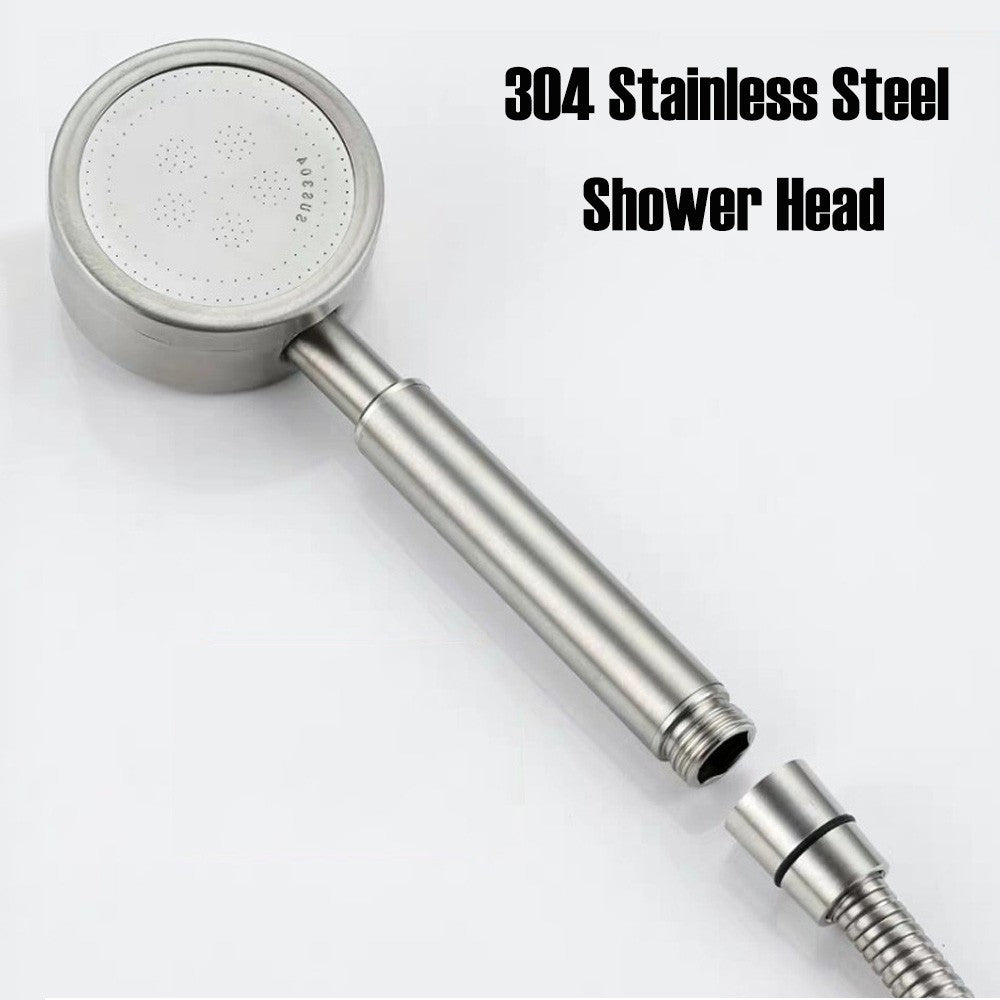 304 Stainless Steel Shower Head,Handheld Bath Rainfall Shower,High-pressure Shower Head For Home Use Faucet Bathroom Accessories