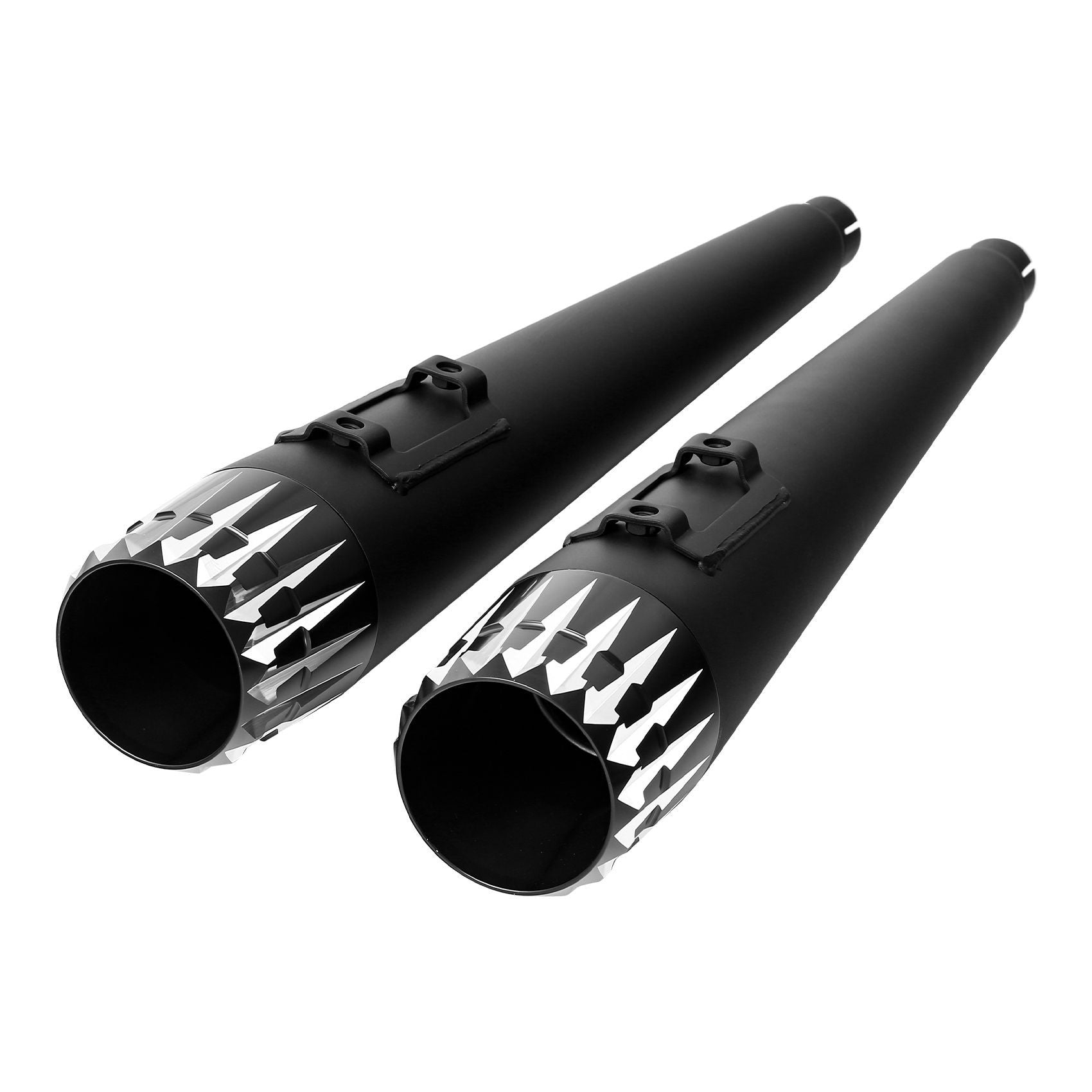 Motorcycle 4" Slip-on Mufflers Exhaust Pipes For Harley Touring Electra Street Glide 1995-2016