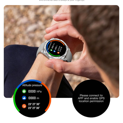 Smartwatch 2026 Novo Watch 6 Pro Masculino Tela HD AMOLED GPS Trajetória de Movimento Frequência Cardíaca Chamada Bluetooth SmartWatch IP68 à prova d'água