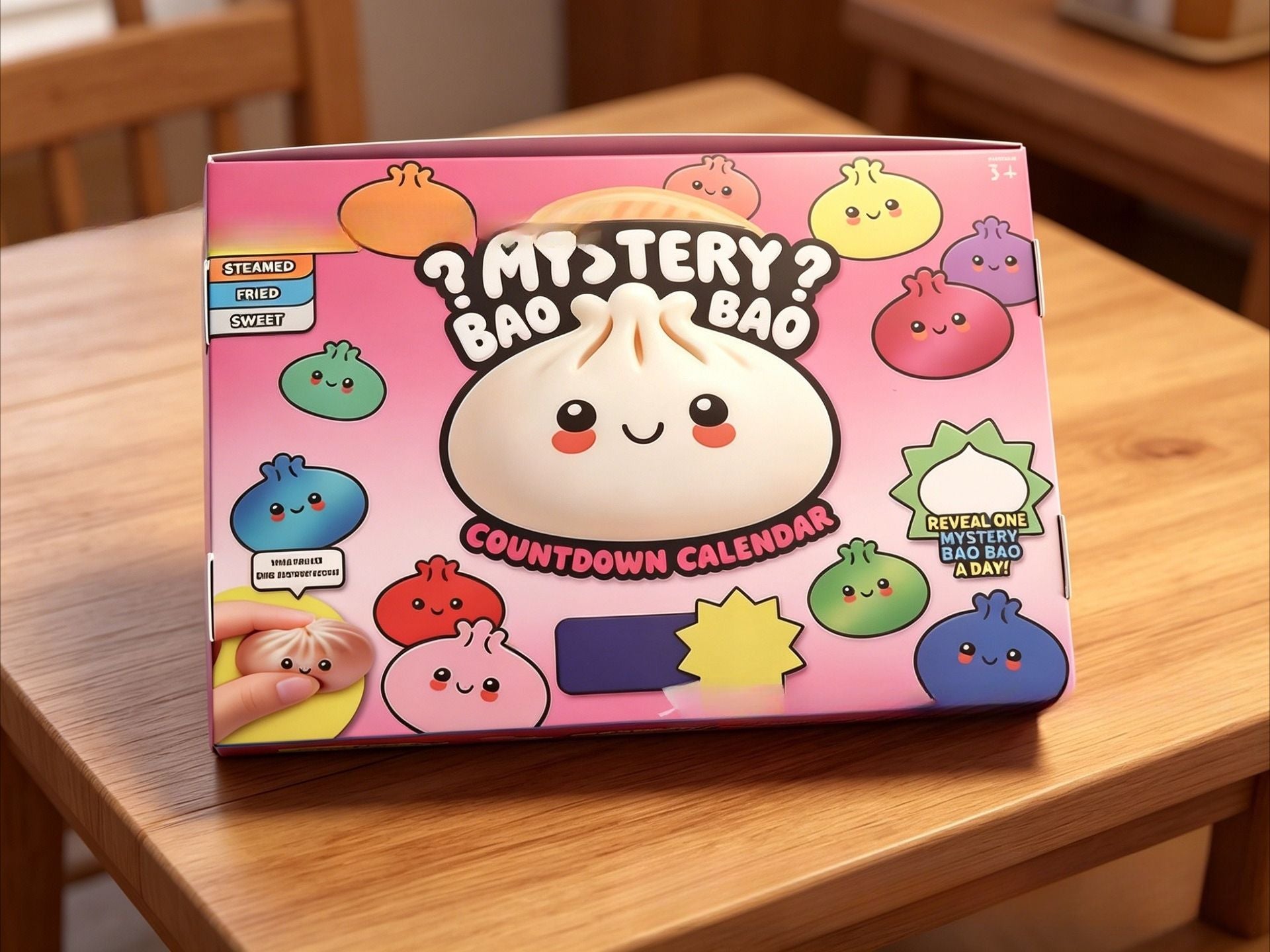 Christmas Easter Advent Calendar 24 Pcs Unique Cute  Squishy Fidget Toy Slow Rebound Anxiety Relief Mystery Surprise Gift Box