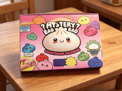 Christmas Easter Advent Calendar 24 Pcs Unique Cute  Squishy Fidget Toy Slow Rebound Anxiety Relief Mystery Surprise Gift Box