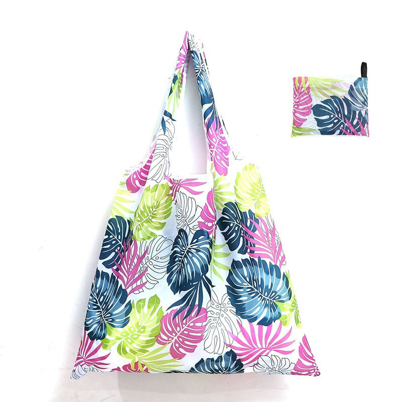 Reusable Shopping Large Bag Foldable Eco Tote With Pouch For Grocery Gym Office Supplies Beach Gear School Toys Storage Bags