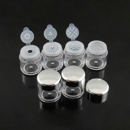 5G Empty Cosmetic Sifter jars Loose Powder Container Screw Lid DIY Makeup Tools Refillable Bottles