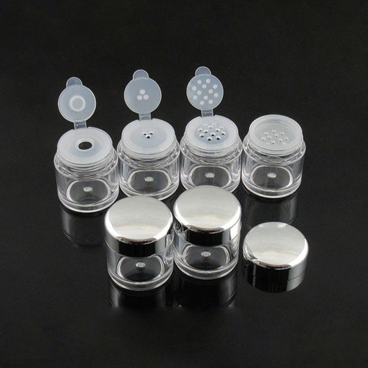 5G Empty Cosmetic Sifter jars Loose Powder Container Screw Lid DIY Makeup Tools Refillable Bottles