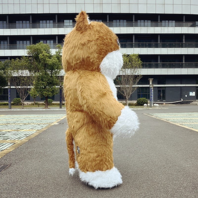 Giant Panda Inflatable Costume Street Funny Polar Bear Mascot Costume Party Role Playing Plush Inflatable Mascot Costume