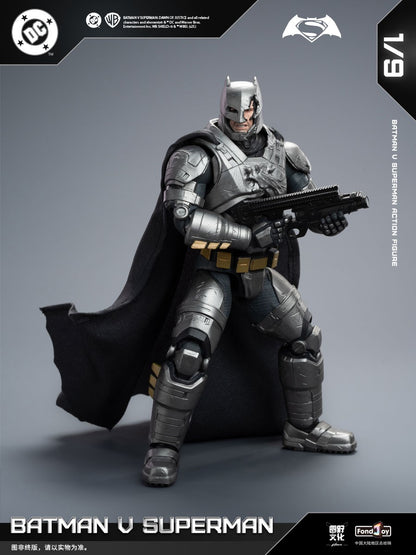 Novo conjunto de figuras Fondjoy BVS, Boneco de Ação Batman Blindado, Superman com Armadura Danificada 1/9 Batman V Superman: A Origem da Justiça DC Toys