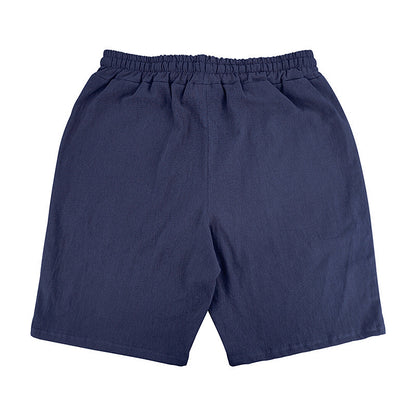 2024 New Men'S Cotton Linen Shorts Pants Male Summer Breathable Solid Color Linen Short Trousers Fitness Streetwear M-4xl