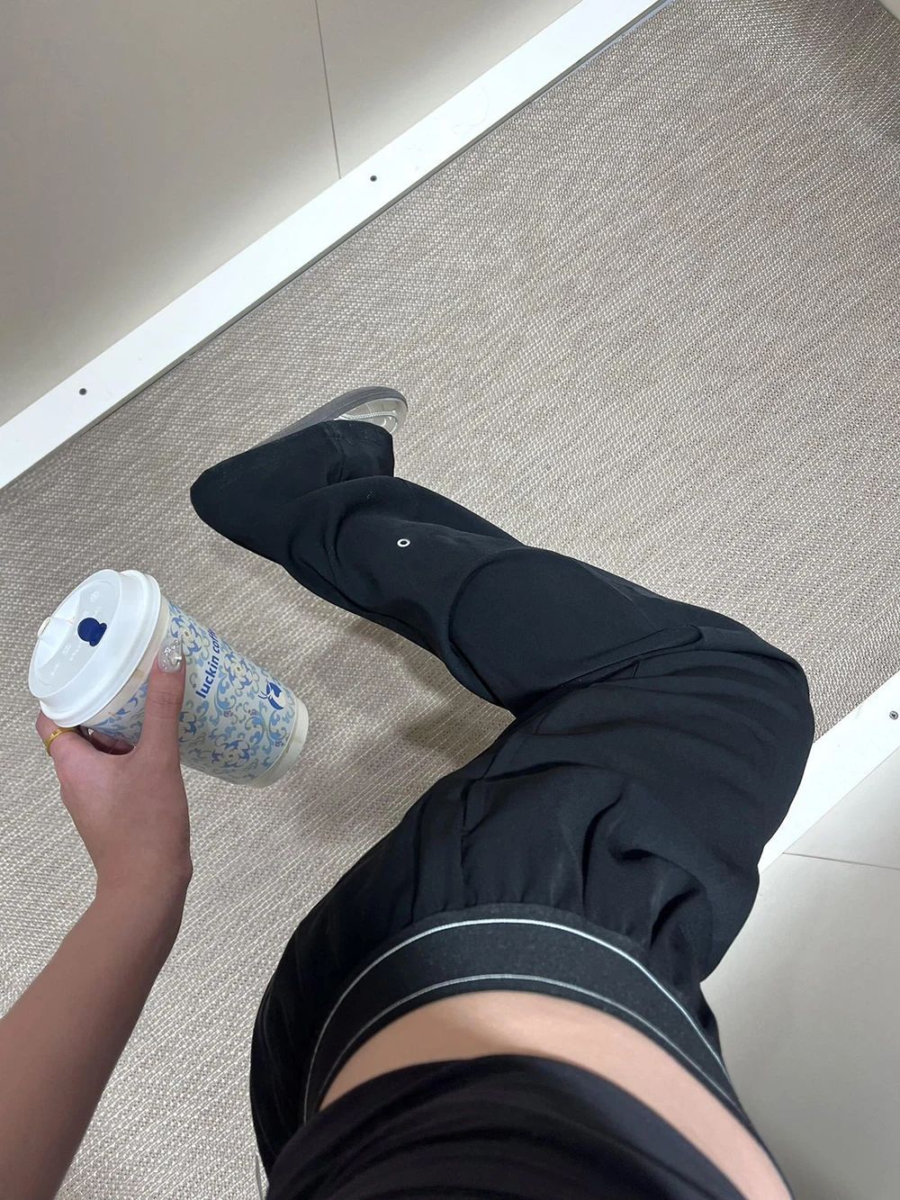 Calças retas femininas de secagem rápida calças de moletom de perna larga preto azul sólido fitness yoga esportes corredores