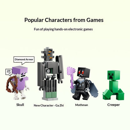 LEGO Minecraft série 21586 Jardim Pálido bloco de montar de brinquedo quebra-cabeça infantil de presente