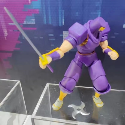 52toys Captain Commando 1/18 Figure Mack The Knife Ginzu The Ninja Baby Head Arcade Game Action Doll Toy Birthday Gifts Hot