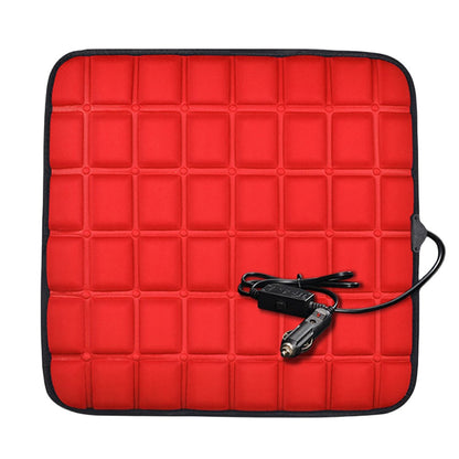 12V Car Seat Heated Cover 3 Gear Adjustable Temperature Universal Car Seat Heater 40W USB Heated Winter Car Seat Heating Pad