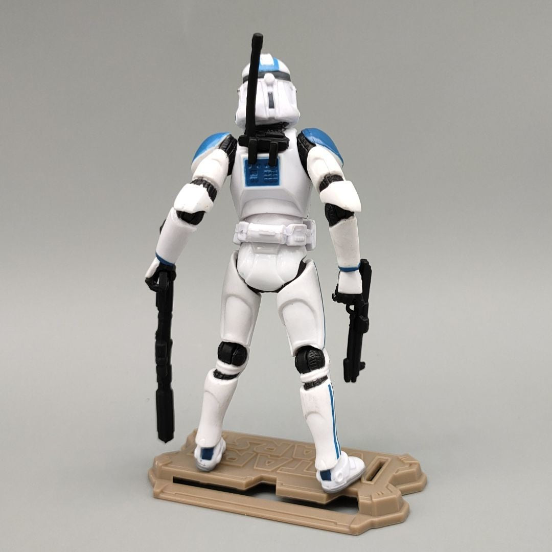 Star Wars Republic 501-st Legion Blue White Trooper 3.75" Loose Action Figure