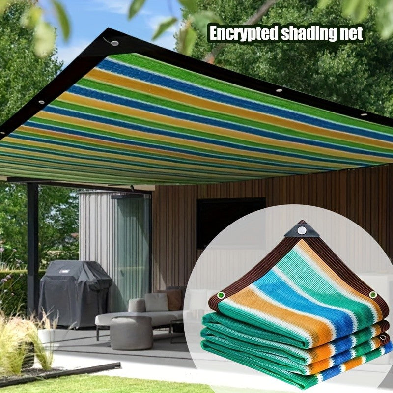 Durable outdoor sunscreen mesh - garden, greenhouse, doghouse breathable mesh cover - plant protection, easy to hang weather