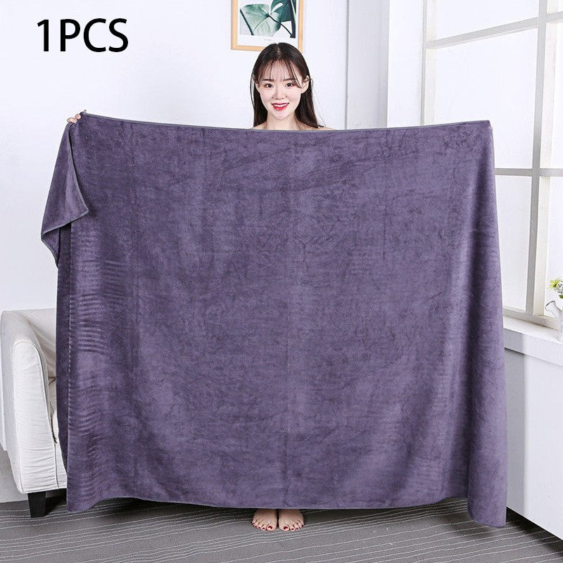 Large size180x200cm thickening beauty salons Bath towels quick drying are soft skin friendly non shedding hotel massage towels