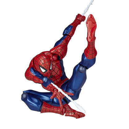 Revoltech Spiderman Figura Amazing Yamaguchi No.002 Homem-Aranha Boneco de Ação Modelo de Coleção Peter Parker Figuras Articuladas Brinquedos
