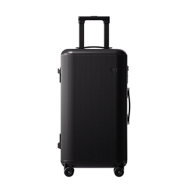 Mala de viagem de 24 polegadas com estrutura de plástico, alça espessa, grande capacidade, bagagem de 20 polegadas, mala à prova de explosão com senha