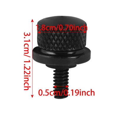Parafuso de assento do para-lama traseiro da motocicleta Parafuso de montagem do botão de cobertura para Harley Sportster XL Touring Dyna Softail Street Glide 1996-2023