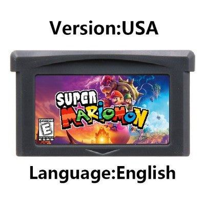 Cartucho de Jogo GBA Console de Videogame 32 Bits Card da Série Pokemon Crown Clover Unbound Quetzal Glazed Gaia Emerald Legacy