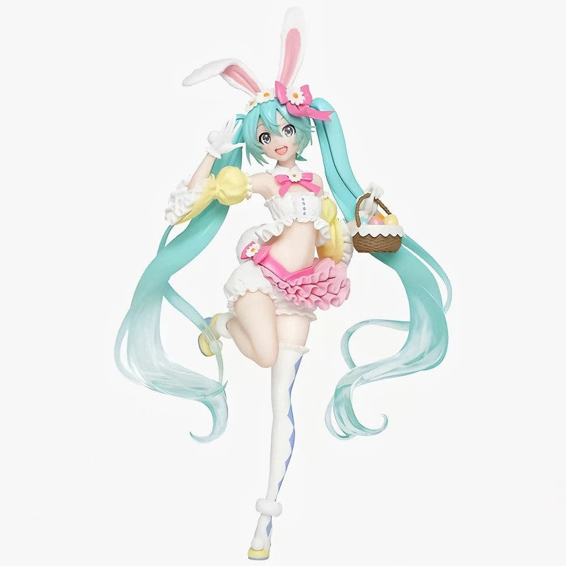 Hatsune Miku Figura Anime Menina Modelo Decoração de Mesa Boneca Colecionável Presente para Fãs Estátua Vocaloid Japonesa Kawaii Otaku