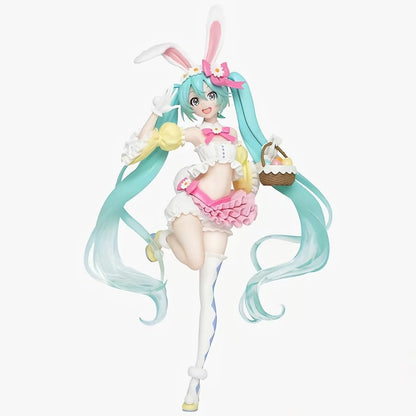 Hatsune Miku Figura Anime Menina Modelo Decoração de Mesa Boneca Colecionável Presente para Fãs Estátua Vocaloid Japonesa Kawaii Otaku