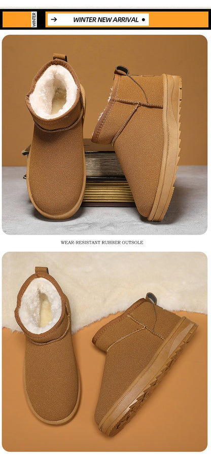 Snow Boots Man Shoes Men Korean Climate Lot Shoes Original High Heel Ankle Boots for You Women Sneakers Brown Boot Mens Shoe