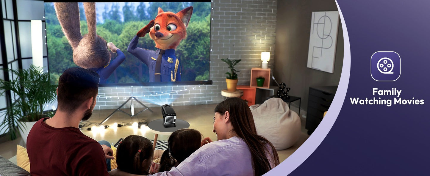 XGODY 4K Mini 12000 Lumens LED Projector 5G WiFi Bluetooth Android Beamer Home Theater