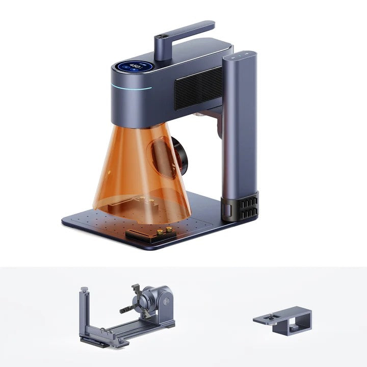 Máquina de Gravação a Laser LASERPECKER 4 LP4 para Todos os Materiais Gravador a Laser de Luz Dupla Portátil para Metais Madeira Plástico Escultura