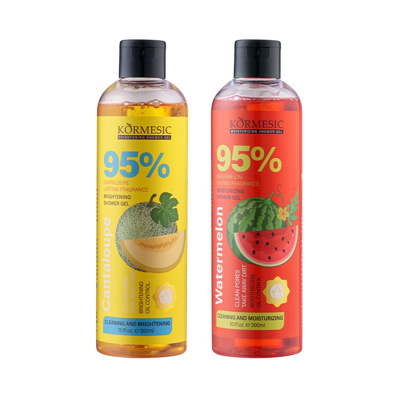 300ml Orgânico Infusão de Frutas Gel de Banho Loção Corporal Lavagem Embelezadora da Pele Banho Clareador Delicado Suave Creme de Cuidado