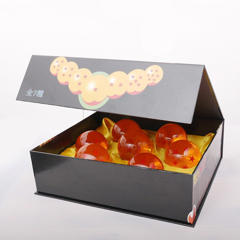 3,5cm 1:1 Bola de Resina 7 Peças / Conjunto Bonecos de Ação Coleção de Desejos Shenron Modelo de Anime Presente