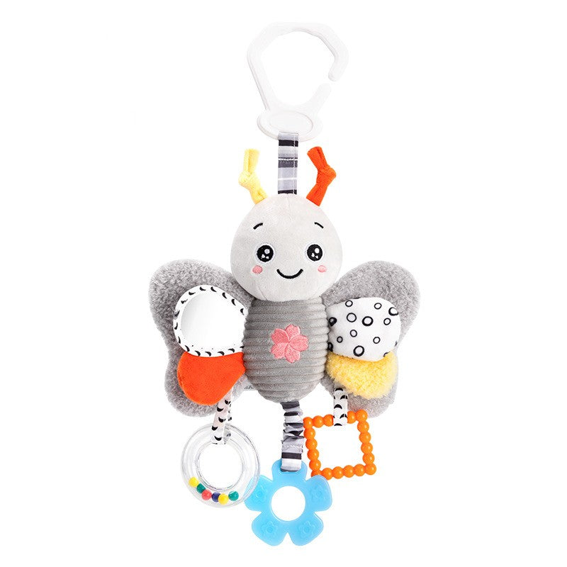 Chocalhos de Bebê Móbiles Desenho Animado Sino Animal Brinquedo Crianças Educação Precoce Desenvolvimento Sensorial Aperto de Mão Coelho Pinguim Chocalhos Brinquedos Presente