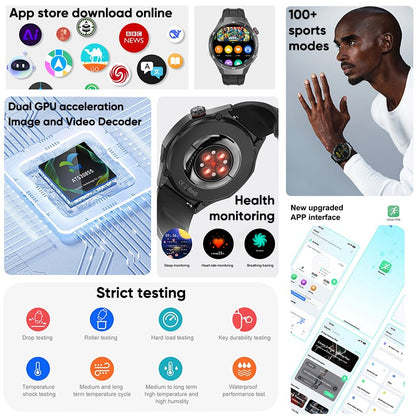 2025 New For HUAWEI GT 5 Pro 32Gb Memory SmartWatch AGPS Beidou Navigation Sapphire Screen HD Video Bluetooth Call SmartBracelet